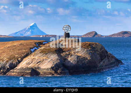 Insel Vikingen am Polarkreis, Norwegen, Nordland, Melfjorden Stockfoto