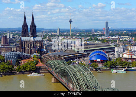 Blick vom Dreieck Köln in Köln, Deutschland, Nordrhein-Westfalen, Köln Stockfoto