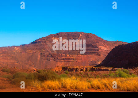 Eisen Sie Erzabbau in Tom Preis, Australia, Western Australia, Tom Price Stockfoto