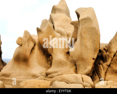 Granitfelsen von Capo Testa, Santa Teresa di Gallura, Sardinien, Italien Stockfoto