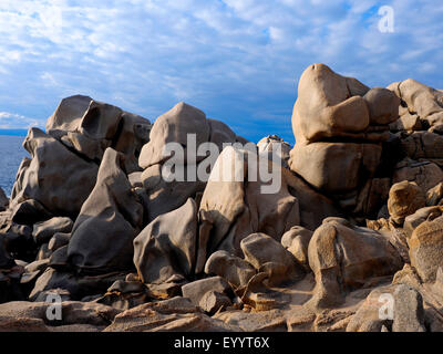 Granitfelsen von Capo Testa, Santa Teresa di Gallura, Sardinien, Italien Stockfoto