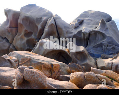 Granitfelsen von Capo Testa, Santa Teresa di Gallura, Sardinien, Italien Stockfoto