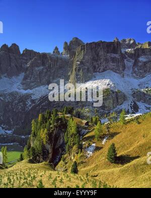 Sellagruppe, Italien, Südtirol, Dolomiten Stockfoto