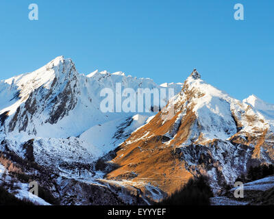 Berglandschaft in den Nationalpark Gran Paradiso, Italien, Gran Paradiso Nationalpark, Valsavarenche Stockfoto