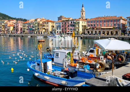 Dorf im Nationalpark Cinque Terre in Ligurien, Italien, Ligurien, Cinque Terre Nationalpark, Oneglia Oneglia Stockfoto