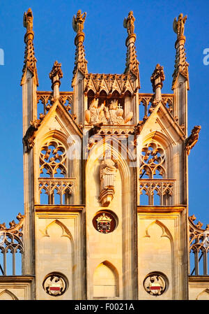 historische Rathaus auf dem wichtigsten Markt Münster, Detail, Deutschland, Nordrhein-Westfalen, Münsterland, Münster Stockfoto