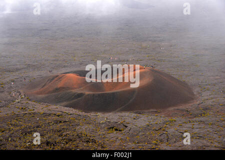 Vulkankrater Formica Leo Piton De La Fournaise, Reunion Stockfoto