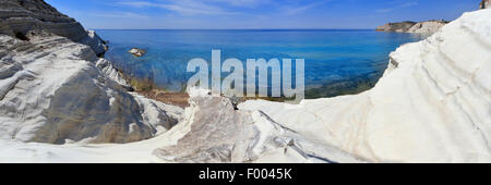 Kreidefelsen Scala dei Turchi, Italien, Sizilien Stockfoto