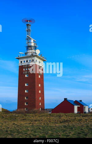 Leuchtturm auf Helgoland, Deutschland, Schleswig-Holstein, Helgoland Stockfoto