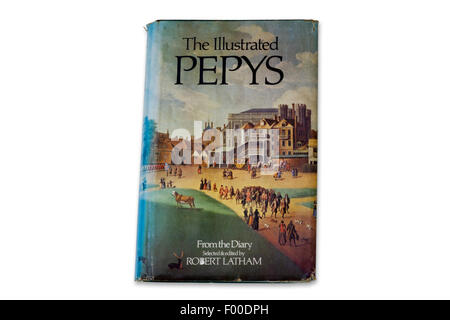 Exemplar des Buches "The Illustrated Pepys' von Robert Latham Stockfoto