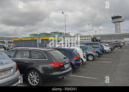 Internationaler Flughafen Bordeaux Mérignac Gironde Aquitaine Frankreich Stockfoto