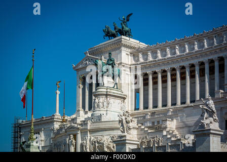 Altare della Patria oder National Monument, Victor Emmanuel II. Rom, Italien. Stockfoto