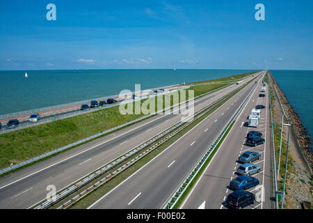 Deich um die Insel Texel, Niederlande, Texel Stockfoto