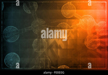 Datenschutz und einem Sicherheits-Center-Netzwerk Stockfoto