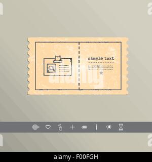 Einfach stilvolle Pixel Symbol Karten. Vektor-design Stock Vektor