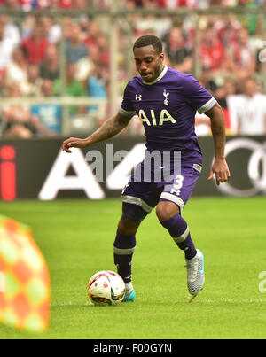 München, Deutschland. 4. August 2015. Tottenham Hotspur Danny Rose in Aktion während des Audi Cup in München, Deutschland, 4. August 2015. Foto: Peter Kneffel/Dpa/Alamy Live News Stockfoto