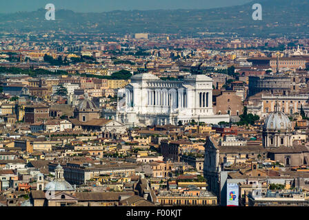 Altare della Patria oder National Monument, Victor Emmanuel II. Rom, Italien. Stockfoto