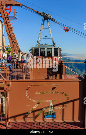 Sandia Peak Aerial Tram. New-Mexico. USA Stockfoto