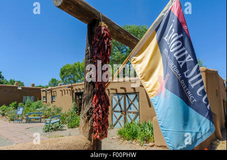 Blumenschein Home & Museum, Taos. New-Mexico. USA Stockfoto