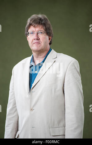 Ehemaliger stellvertretender Generaldirektor der BBC, Mark Byford, erscheinen auf dem Edinburgh International Book Festival. Stockfoto