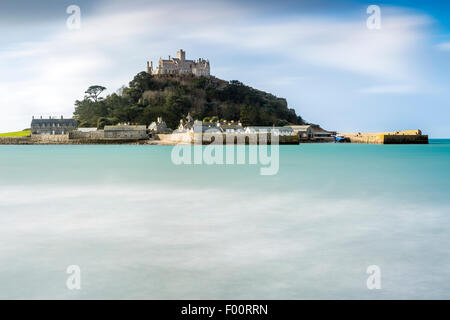 St. Michael's Mount, Marazion, Cornwall, England, Vereinigtes Königreich, Europa. Stockfoto