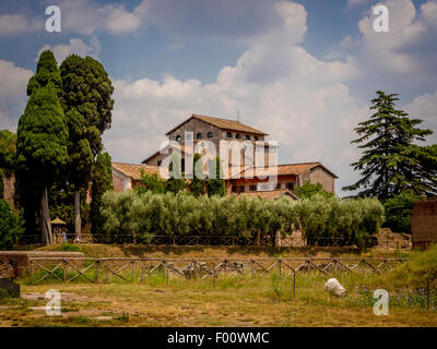 Kirche von San Bonaventura al Palatino (Palatin), Roman Forum, Italien. Stockfoto