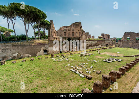 Ruinen von römischen Forum-Stadion. Rom. Italien. Stockfoto
