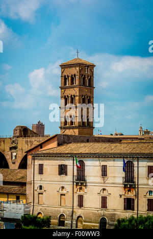 Basilica di Santa Francesca Romana Rom, Italien Stockfoto