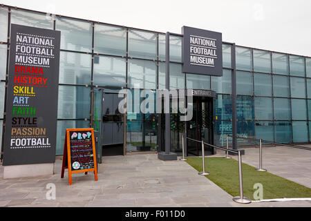 nationale Fußball-Museum Manchester England UK Stockfoto