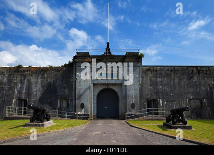 Spike Island Gefängnis, in der Nähe von Cobh, bekannt von 1849 bis 1920 als Queenstown, County Cork, Irland Stockfoto