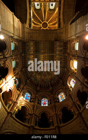 Der reich verzierte Decke, St Finn Barres Kathedrale (Kirche von Irland) Stadt Cork, Irland Stockfoto
