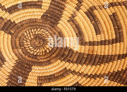 Pima indische Korb, Museum of Northern Arizona, Flagstaff, Arizona Stockfoto