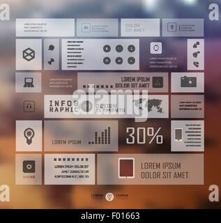 Infografik-Geschäft-Vorlage-Vektor-illustration Stock Vektor