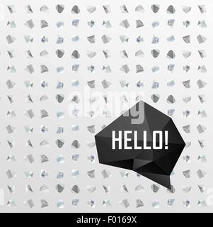 Abstrakten modernen Hintergrund mit Polygonen design Stock Vektor