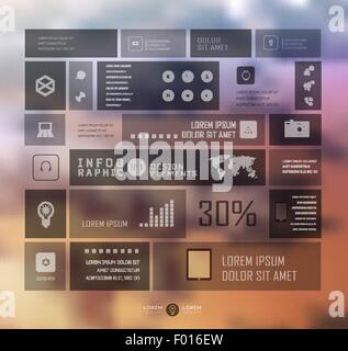Infografik-Geschäft-Vorlage-Vektor-illustration Stock Vektor