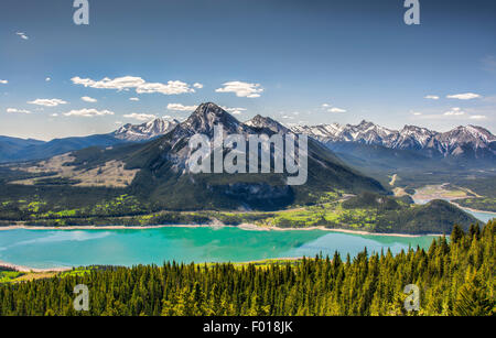 Barriere Lake Kananaskis, Alberta, Kanada Stockfoto