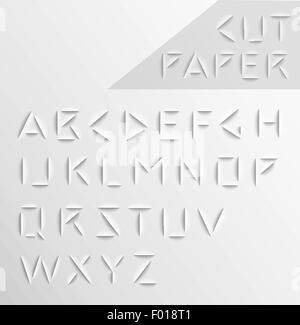 Grafisches Alphabet Set Stock Vektor