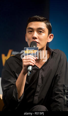 Yoo A-In, 4. August 2015: südkoreanischer Schauspieler Yoo a besucht eine GV seines Films "Veteran" in Seoul, Südkorea. © Lee Jae-Won/AFLO/Alamy Live-Nachrichten Stockfoto