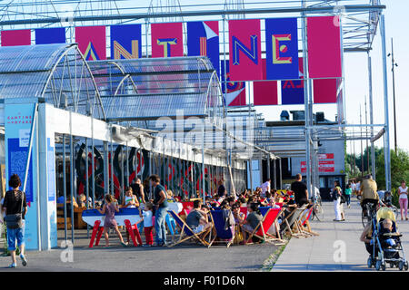 La Cantine du Voyage Quai des Antillen, 44200 NANTES Stockfoto