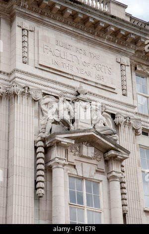 Liverpool University - Faculty of Arts Building, England, Vereinigtes Königreich Stockfoto