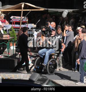 Rupert Friend Dreharbeiten US-Fernsehserie Heimat Kreuzberg mit: Rupert Freund wo: Berlin, Deutschland bei: 4. Juni 2015 Stockfoto