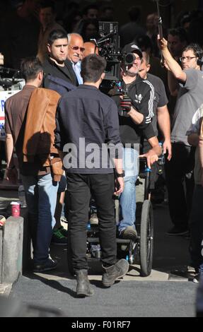 Rupert Friend Dreharbeiten US-Fernsehserie Heimat Kreuzberg mit: Rupert Freund wo: Berlin, Deutschland bei: 4. Juni 2015 Stockfoto