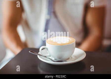 Tasse Kaffee hautnah Stockfoto