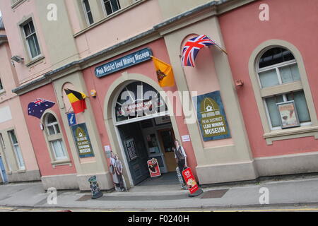 Außenseite des Peak District Blei Bergbaumuseum, Derbyshire England UK Stockfoto