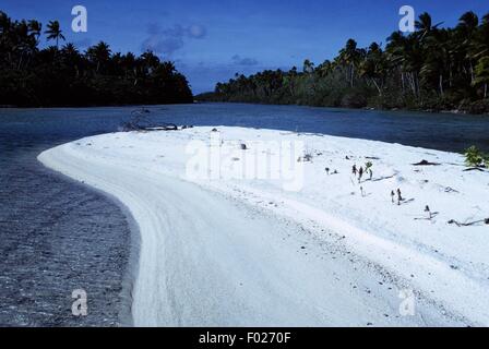 Französisch-Polynesien (französisches Überseegebiet) - Gesellschaftsinseln - Windward Islands - Tetiaroa atoll Stockfoto