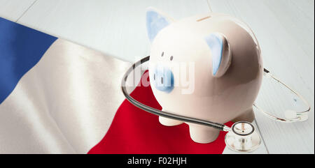 Zusammengesetztes Bild von Stethoskop Stockfoto