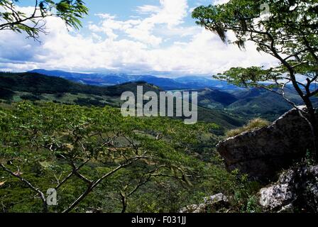 Ansicht der Chimanimani Nationalpark, Simbabwe. Stockfoto