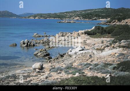 Italien - Sardinien - La Maddalena Archipel Nationalpark - Region Insel Caprera - Cala Andreani Stockfoto