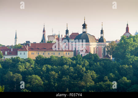 Kostel Nanebevzetí Panny Marie ein Svateho Karla Velikeho Na Karlove, Nove Mesto, Praha, Ceska Republika Stockfoto