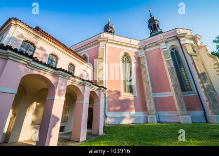 Kostel Nanebevzetí Panny Marie ein Svateho Karla Velikeho Na Karlove, Nove Mesto, Praha, Ceska Republika Stockfoto